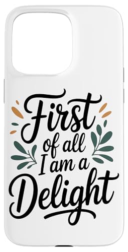 まず第一に、私は楽しい、面白い、自信を持ってコーヒー愛好家です スマホケース iPhone 15 Pro Max 用