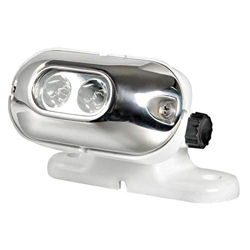 Spot à LED double diode blanc avec kit de montage complet intégré