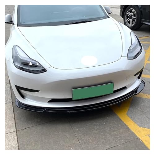 Spoiler de pare-chocs avant Tesla Model 3 contre les rayures lèvre carbone 2017