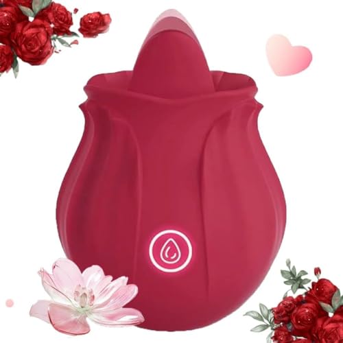 Roses Toy 2025 New Enhanced Clitioral Sucker Powerful Womens Viboators Rose Viboatorr Waterproof Flower Vibration The Rose Adult Toy for Women 10 Speeds Couple Games Adult tygvq (red22)
