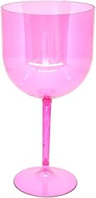 10 Taças De Acrílico Gin Cristal 550 Ml Festas Drinks (rosa)