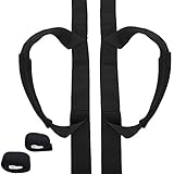 ルボナリエ 運搬ベルト 背負子 引っ越し 運搬 ベルトスリング キャリー 左右 2 本 (ブラック)