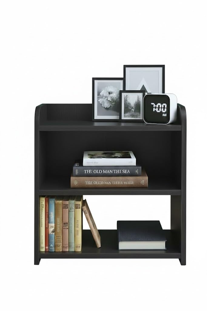 MDF Modern Side Table | Bed Side Table Organizer, End Table & Home Furniture-image-1