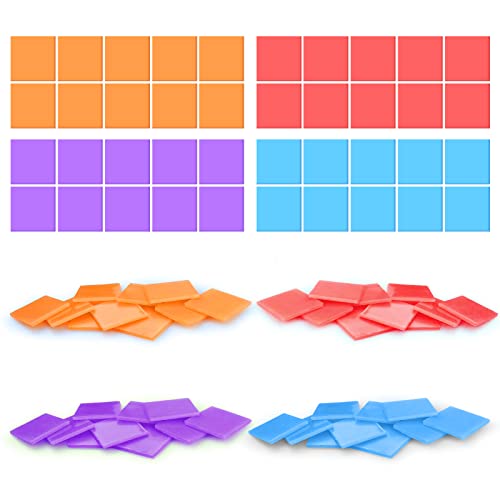 Furuising 40 Piezas Arcilla de Pegamento para Pintura de Diamantes, 2.5 x2.5cm Cera de Pintura de Diamantes, Herramientas y Accesorios para Pintura con Diamantes