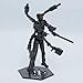 MMXBGS T13 Action Figure Set, 3D Printed Dummy 13, Titan 13 with 6 Arms, T 13 Multi-Jointed Movable, Lucky 13 Robot Desktop Decorations for Game Lovers Toys (Assembly Completed) (Black)