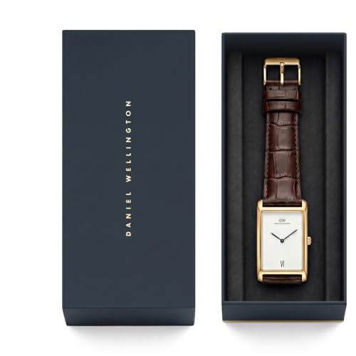 Image of Daniel Wellington Rectangle 28mm White Dial Analog Men Watch - DW0DG1402