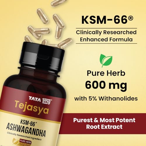 Tata 1mg Tejasya Ashwagandha KSM-66 - Image 4 of 5