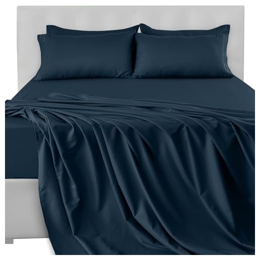 Lux Decor Collection Bed Sheets - 6 Pc Sheets for Queen Size Bed - 1800 Thread Count Brushed Microfiber Sheets - 16 Inches Deep Pocket Bedding Sheets & Pillowcases|Lightweight Sheets| Queen Sheets