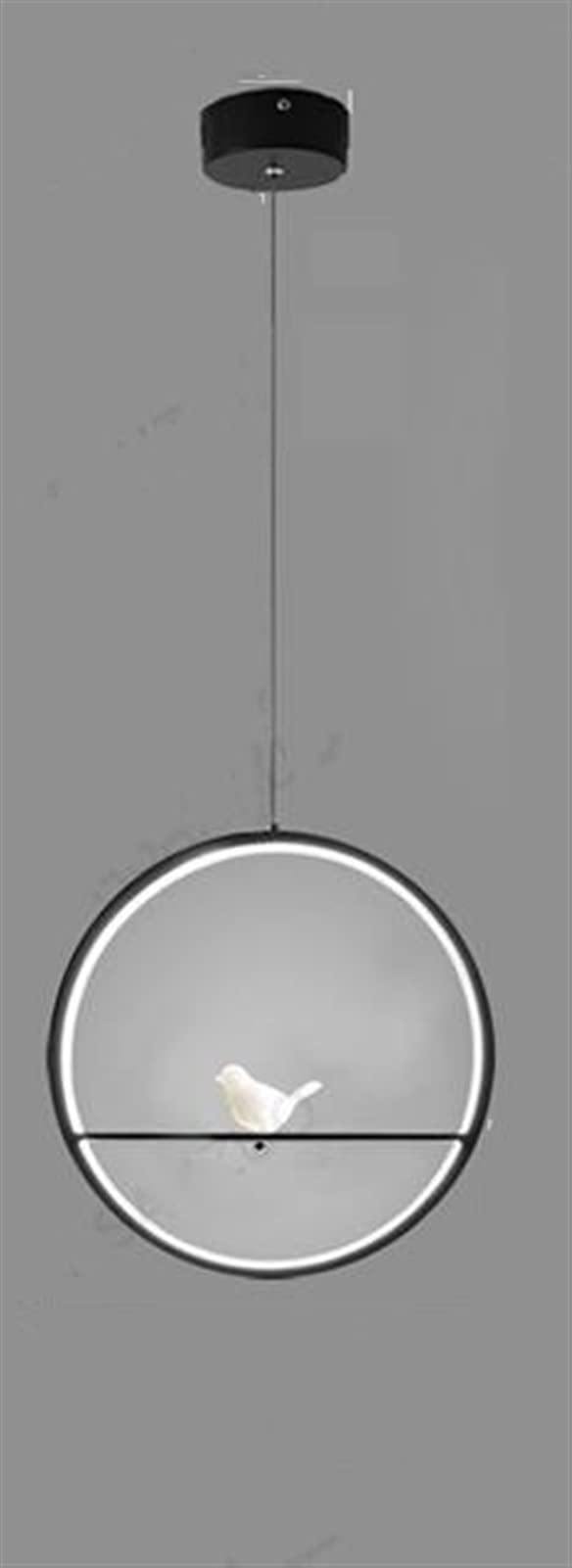 Suspension luminaire bar LED moderne avec lampe oiseau suspendue style loft vintage