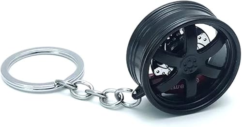 SEADEAR Llavero de aleaciĂłn de zinc, llavero de rueda de coche, llavero de llantas de coche, modelo de piezas de coche, llavero de coche, colgante SEADEAR Llavero de aleaciĂłn de zinc, llavero de rueda de coche, llavero de llantas de coche, modelo de piezas de coche, llavero de coche, colgante