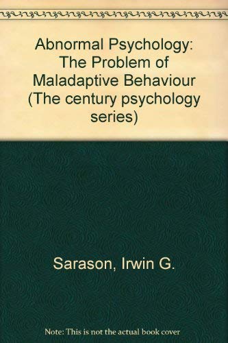 Abnormal psychology: The problem of maladaptive... 0130011231 Book Cover