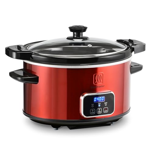 Toastmaster 4-Quart Digital Slow Cooker with Locking Lid