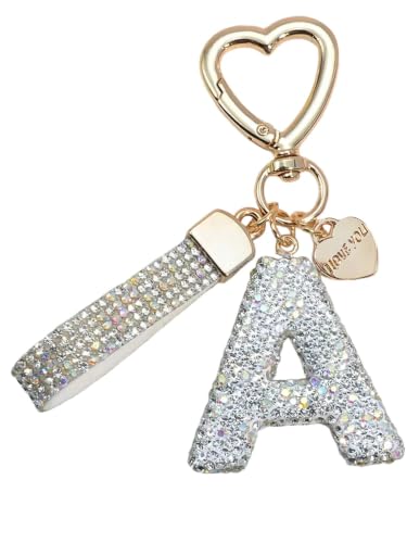 26 lettres anglaises porte-clés voiture et sac dame orné de diamants