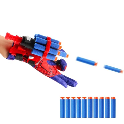 Wiifyly Spider Web Gloves Shooters Costume Toy for Kids Girl Boys Cosplay Launcher Action Figure (1)