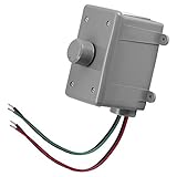 OSD Black Outdoor 50W Commercial 25/70V Rotary Volume Control, Easily Daisy Chain - BK-MOV50W