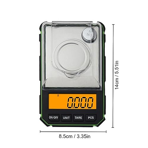 Báscula digital de alta precisión 50g mini joyería miniatura 5