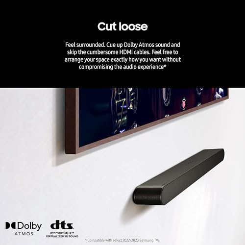 Image of SAMSUNG S60D 5.0ch Soundbar w /Wireless Dolby Atmos Audio, All-in-One Design, Q-Symphony, SpaceFit Sound Pro, Adaptive Sound, Game Mode Pro with Alexa Built-in, HW-S60D /ZA