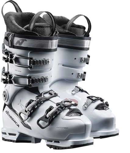NORDICA Speedmachine 3 85 W GW - Botas de snowboard unisex para adulto, diseño moderno, con cordones, color blanco, negro y gris, talla 26,5