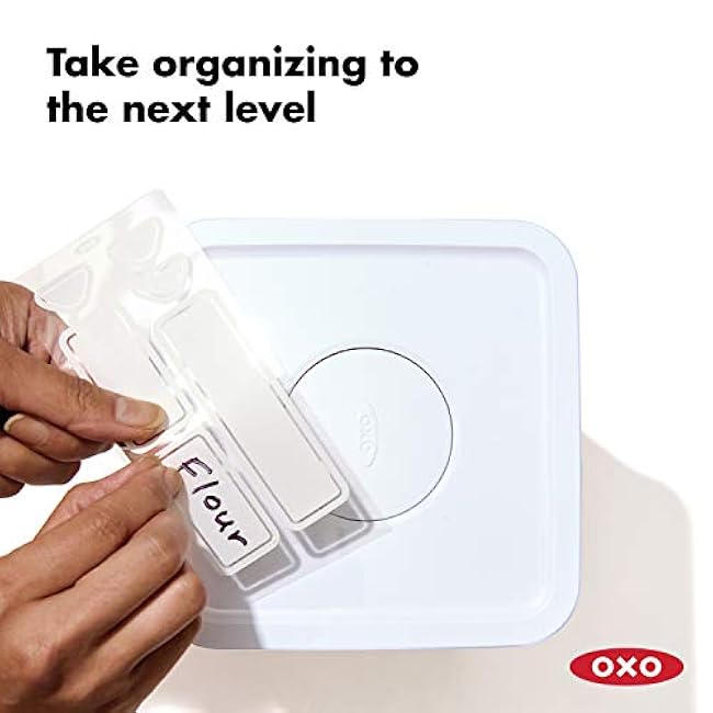 OXO Good Grips POP Container Removable Labels,White
