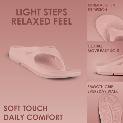 Image of NEOZ Ultra Soft Women's Slippers with Cushion FootBed for Adult | Comfortable & Light Weight| Stylish & Anti-Skid| Waterproof & Everyday Flip Flops for Ladies /Girls