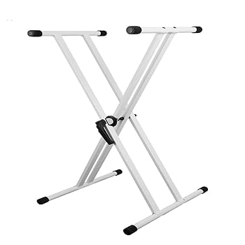Amazon | E.D.GEAR EKS-XD/WHT XX型ダブルキーボードスタンド