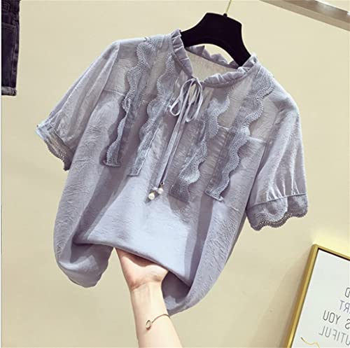 Blouse d'été en dentelle chic pour vos terrasses et soirées ensoleillées