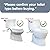 Ulinlo Pouly 3-Inch Toilet Tank Replacement Kit for Lever-Handle 2-Piece Toilets - Includes Water-Saving Dual Flush Valve Replacement with Integrated Handle, Adjustable Fill Valve & Rubber Gasket