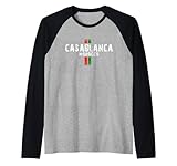 Casablanca Marokko Retro Vintage Marokko Stadt - Casablanca Raglan