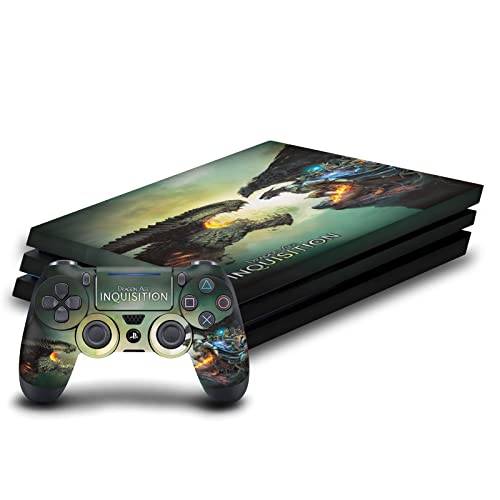 Skin Dragon Age PS4 Pro et Manette autocollant vinyle officiel EA Bioware par Head Case Designs