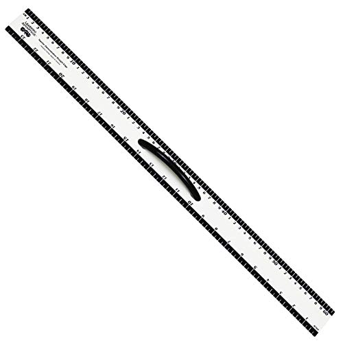 Learning Advantage Magnetic Dry Erase Straight Edge - 24” - Jumbo Teaching Ruler