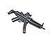 1/6 Scale MP5 Submachine Gun SWAT H&K German Miniature Toy Guns Model Fit for 12