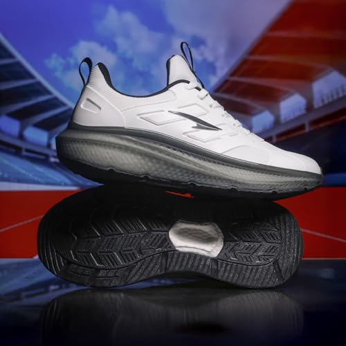 Image of ASIAN Men's Quantum-31 Max Running Shoes with Breathable Knit Upper | Sporty Sneakers with Arch Support, Memory Foam Tech & High-Grip Sole | Boys Lightweight Shoes for Running, Training