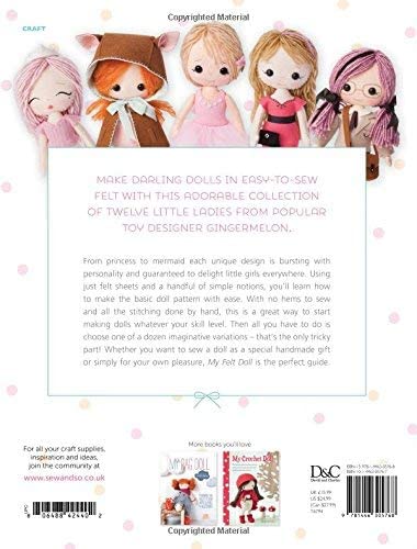 My Felt Doll: Easy Sewing Patterns For Wonderfully Whimsical Dolls #TOP2