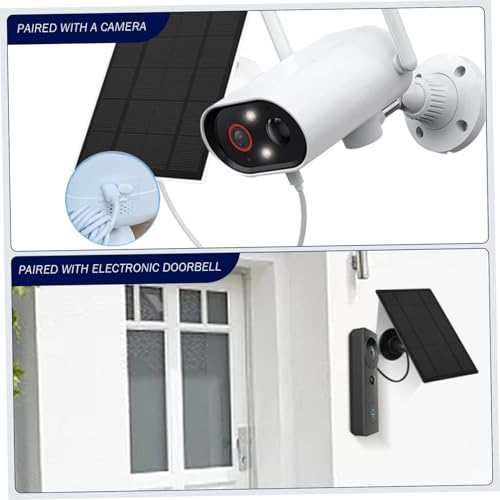 Cargadores de paneles solares ajustables 360 con USB impermeable para seguridad 6