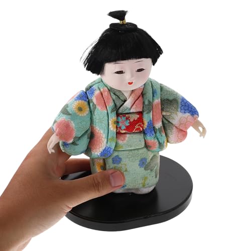 Poupée japonaise miniature kimono kabuki souvenir asiatique pour décoration voiture et maison - 4