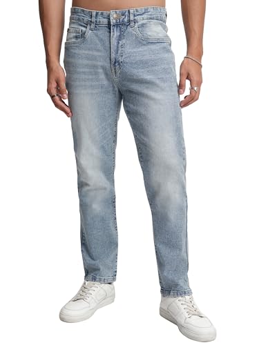 Image of Highlander Men's Straight Fit Jeans | Stretchable | Everyday Comfort & Style| Jeans for Man