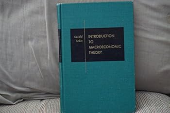 Hardcover Introduction to macroeconomic theory 1961 Edition HARDCOVER Book