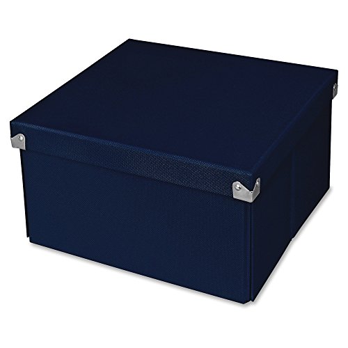 Samsill PNS02LSBK Pop n' Store Decorative Storage Box With Lid