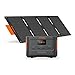 Jackery Tragbare Powerstation 100 Plus mit 1xSolarSaga 40W Mini, 99Wh Solar Generator mit 128W Ausgang, 3-Port Schnellladung für Camping/Wohnmobil