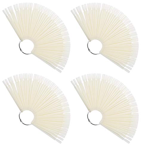 CS COSDDI 200pcs Stiletto Nagelspitzen Nagel Display Tips Nagelspitzen Fächer Display