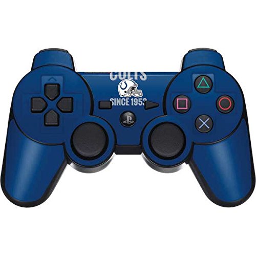 Skinit Decal Gaming Skin Compatible with PS3 Dual Shock Wireless Controller - Officially Licensed NFL Indianapolis Colts Helmet Design