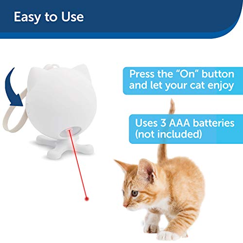 PetSafe Dancing Dot Laser Cat Toy - Interactive Pet Supplies - Indoor - Relieves Anxiety - Bug-Like Laser Pattern… - Image 6