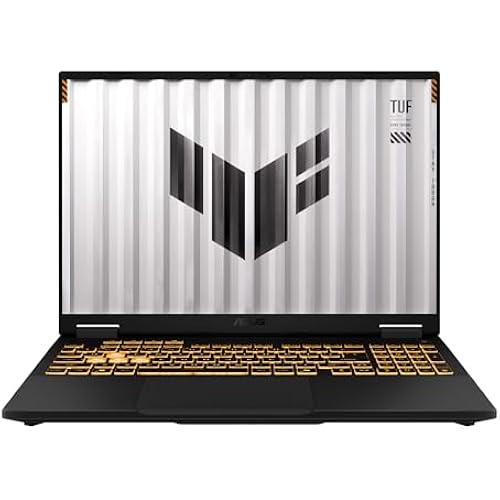 ASUS TUF Gaming F16 (2025) Gaming Laptop, 16” FHD+ 165Hz 16:10 Display, Intel® Core™ i5 Processor 13450HX, NVIDIA® GeForce RTX™ 5050, 16GB DDR5, 512GB PCIe Gen4 SSD, Wi-Fi 6E, Win 11 Home