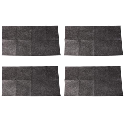Paño de Altavoz de Poliéster Gris de 4 Piezas para Caja de Subwoofer