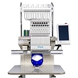 Embroidery Machine for Cap Hat T-Shirt, Commercial Embroidery Machines with 15 Needles 13' x 20' LCD 3D Embroiderer Pattern, Laser Positioning 1501, Wifi Available