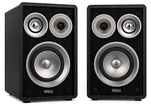 Wiibo Vintage 6 Black Altavoces Estantería 3 Vías 100W Pareja - Les Beatles, Paul McCartney, John Lennon, RIngo Starr, George Harrison Wiibo Vintage 6 Black Altavoces Estantería 3 Vías 100W Pareja – Image 5