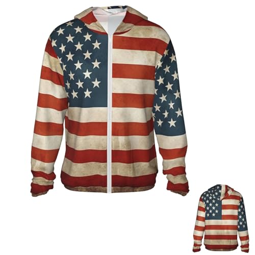 Chaqueta para hombre con protección solar UPF 50+ y capucha miniatura 1