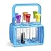 hand2mind Starter Science Lab - Flat Bottom Test Tubes with Lids, Six Tube Rack for Kids Experiments