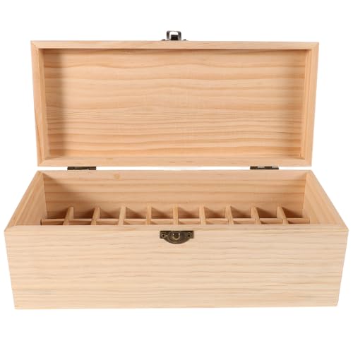 Boîte huiles essentielles bois 40 emplacements pour protéger vos flacons de la lumière