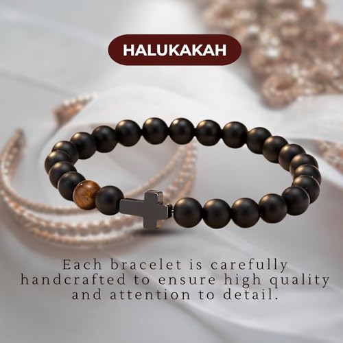Pulsera para hombre con piedra natural Halukakah miniatura 3